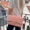 Chanel Classic Double Flap Shoulder 
 Bag With Box DustBag