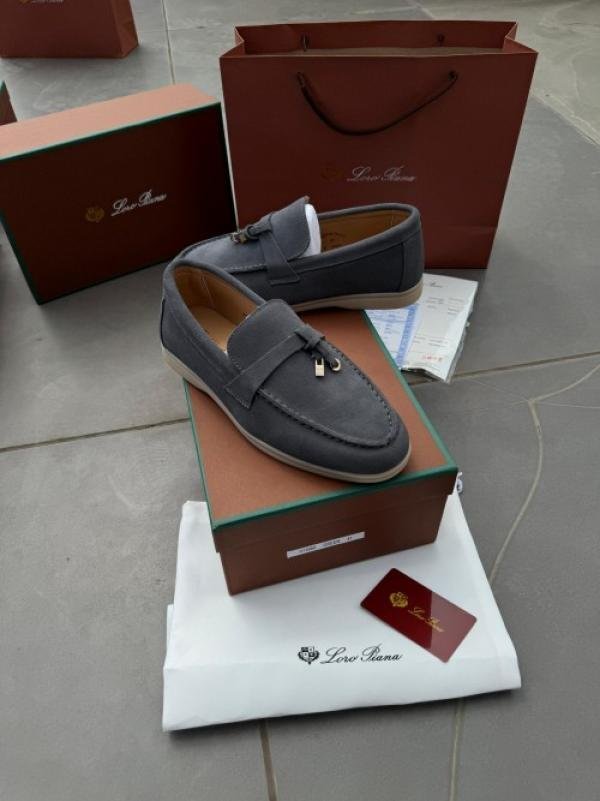 Loro Piano Loafers 19051 Grey