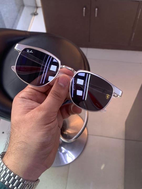 Rayban 03 silver black white