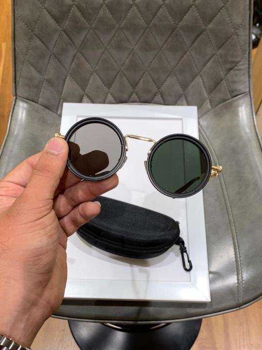 Imported sunglass gold changeable