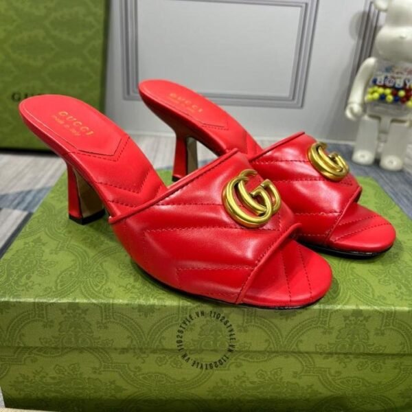 Gucci_GG_Marmont_Red_Mules_Sandal_Heel_For_Women_With_OG_Box_And_Carry_Bag_Red_285-1