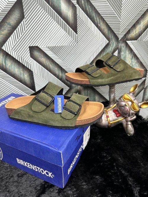 BIRKINSTOCK BIRKO FLOR OLIVE WOMENS