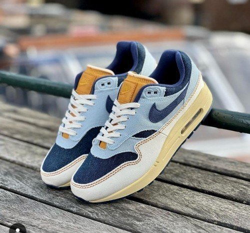 Nikee Airmax 1 Aura Midnight Navy