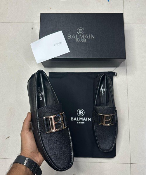 Balmainn Leather Luxury Loafer Black L17