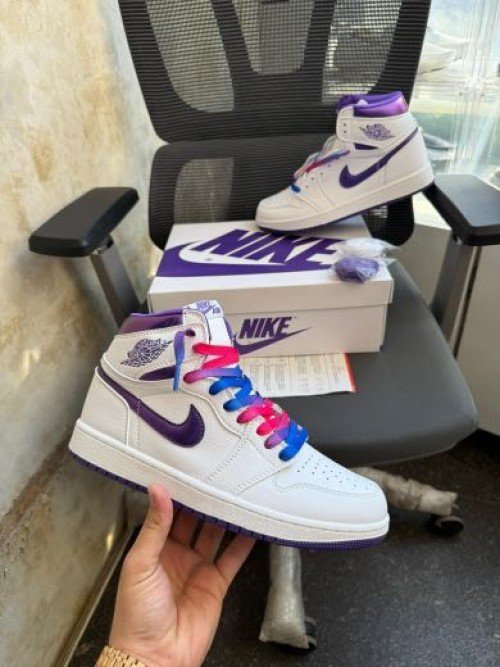 Nike Air Jordan 1 Og Metallic Court Purple Semi UA