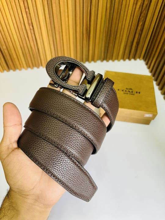 23 COAC_H BROWN PREMIUM QUALITY AUTOMATIC LOCK BELT
