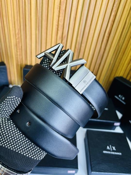 10 AX ARMAN_I GREY PREMIUM QUALITY REVERSIBLE BELT