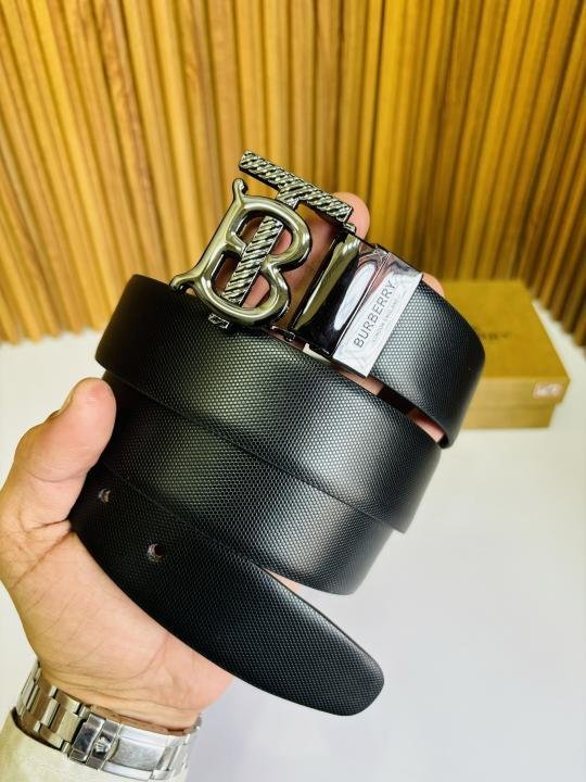 34 BT BURBERR_Y FULL BLACK PREMIUM QUALITY REVERSIBLE BELT