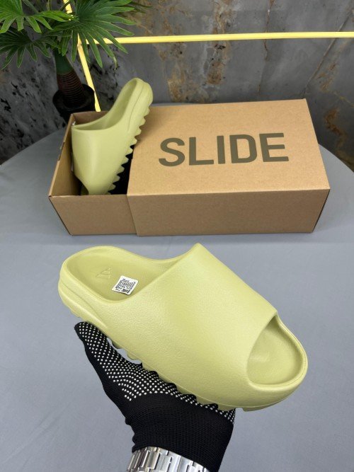 yeezy slide resin green ua