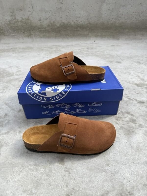 Birkenstock Boston TAN SUEDE 1909