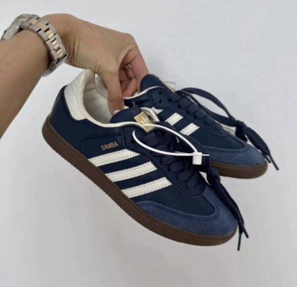 ADIDA.S SAMBA NAVY NIGHT GUM MENS