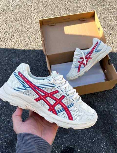 Asicss GEL - CONTEND 4 BEIGE RED