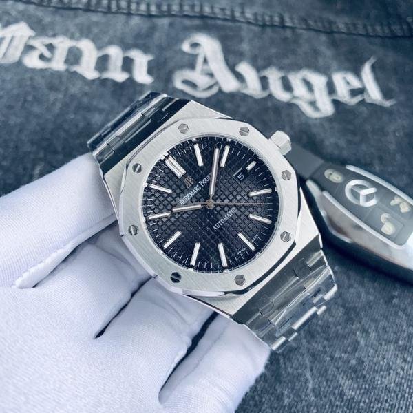 Audemars_piguet royal Oak Quartz Silver-Black