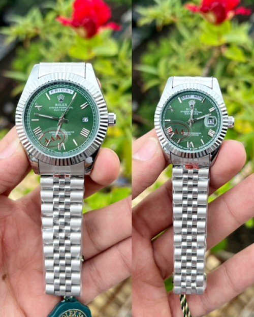 Rolex Day Date Shift movement couple