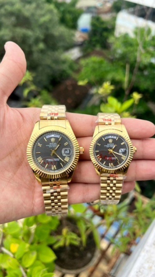 Rolex Day Date Shift movement couple