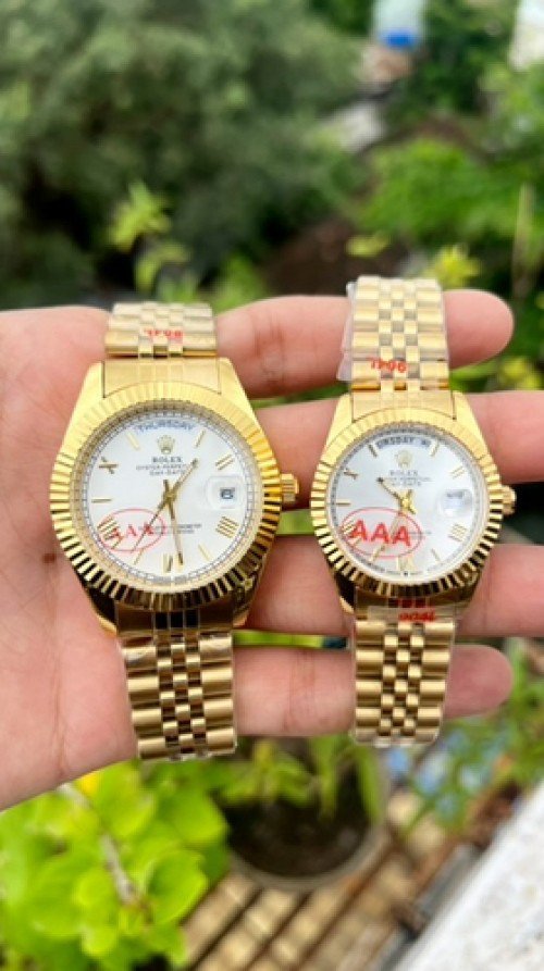Rolex Day Date Shift movement couple