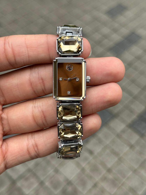 Swarovsk i Millenia Octagon Brown