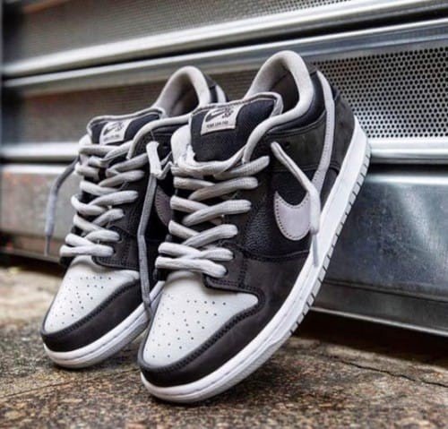 sb dunk low pro j pack shadow black grey
