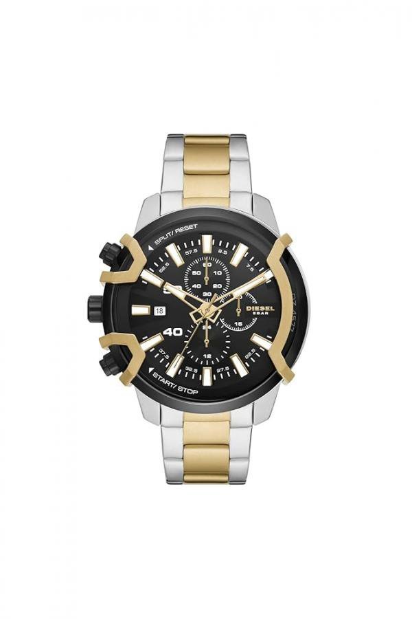 Diese_l 5Bar  stainless steel chronograph watch dz4573)