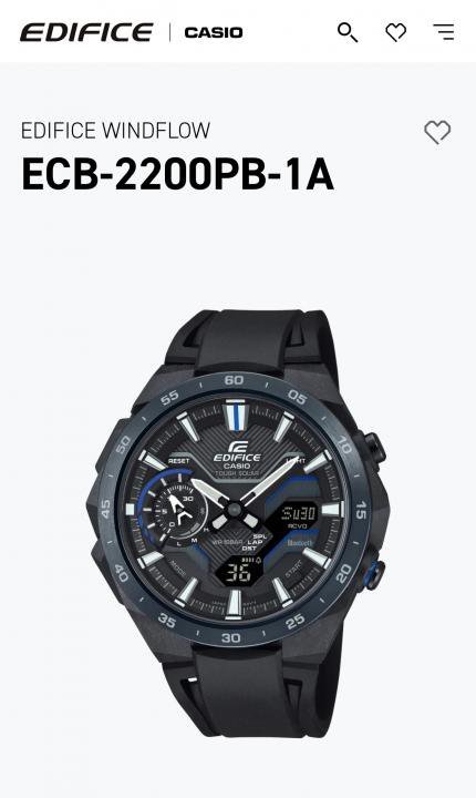 Casio Edifice Ecb-2200DC WindFlow