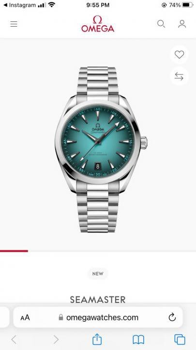 Omeg_a Seamaster Aqua Terra 150M Turquoise