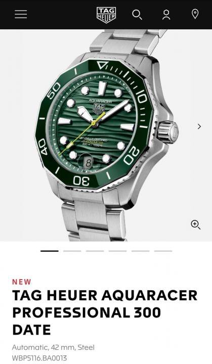 Tag_Heuer Aquaracer professional 300m Date Automatic Japan