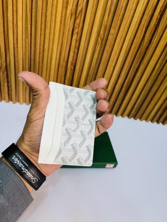 07 GOYARD WHITE PREMIUM QUALITY CARD HOLDER WALLET