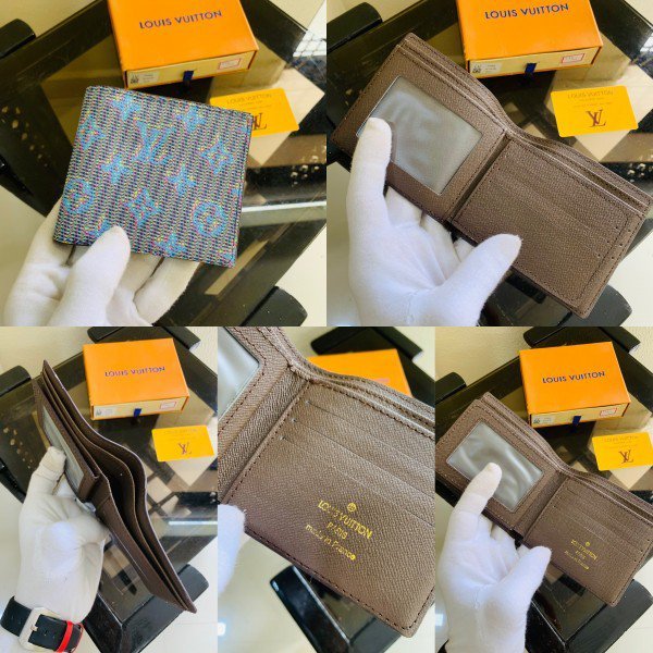 22 LV LOUIS VUITTO PRINTED PREMIUM QUALITY WALLET WITH BOX