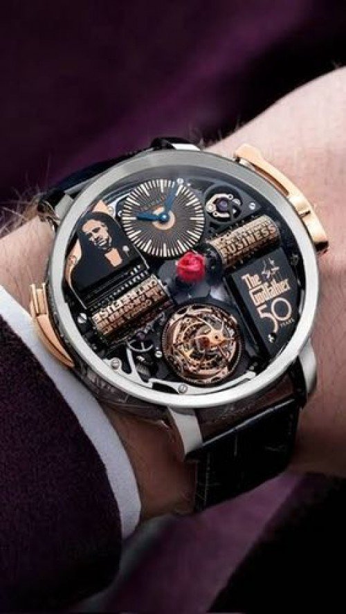 Jacob Co Godfather Black Silver 50 year Anniversay