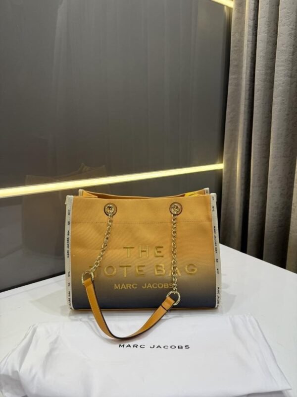 THE MARC JACOB.S YELLOW PREMIUM TOTE BAG WITH OG DUST BAG