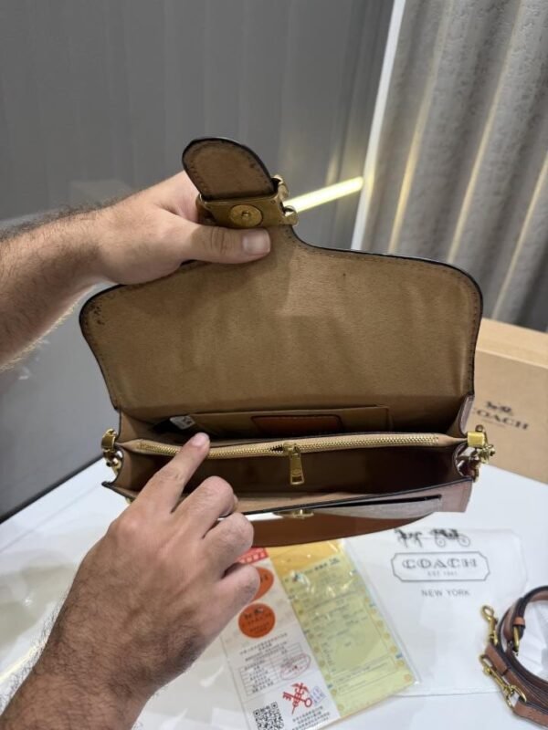 COAC.H BROWN MONOGRAM PERMIUM BAG WITH OG BOX