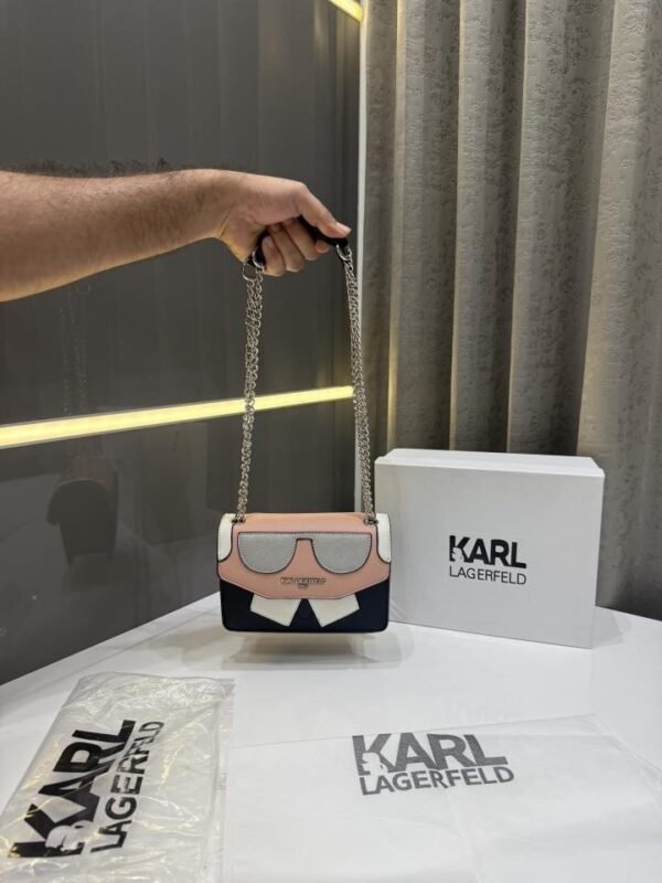 KARL LAGERFIELD PINK PREMIUM BAG WITH OG BOX