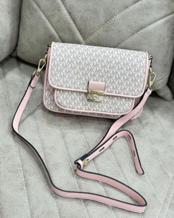 Michael_Kors_Bradshaw_Cross_Body_Bag_With_OG_Box_(22001-Beige_Pink)