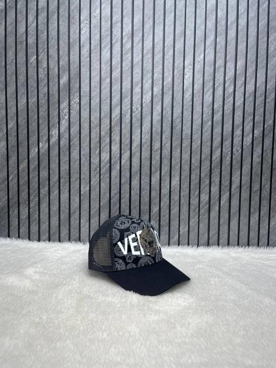 Versace Medusa Front Logo Premium Trucker Hat With Safety Box