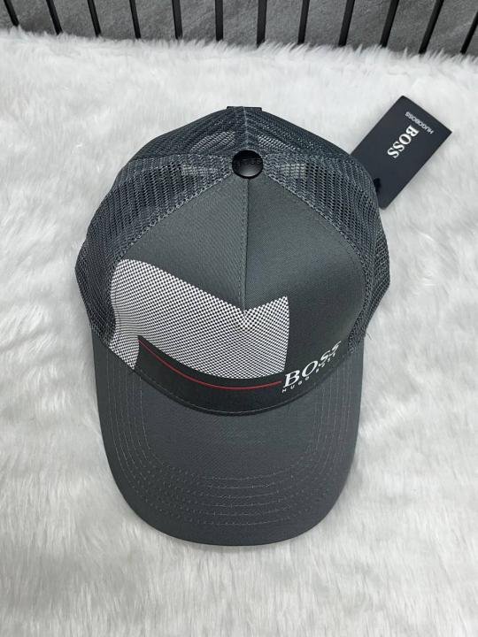 Hugo_Boss_Front_Logo_Premium_Trucker_Unisex_Hat_With_Safety_Box