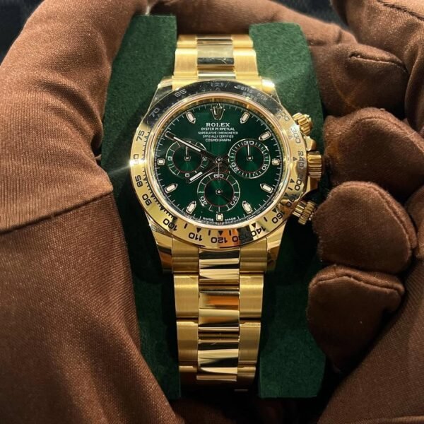 ROLEX DAYTONA GOLD GREEN DAIL MSD EDITION