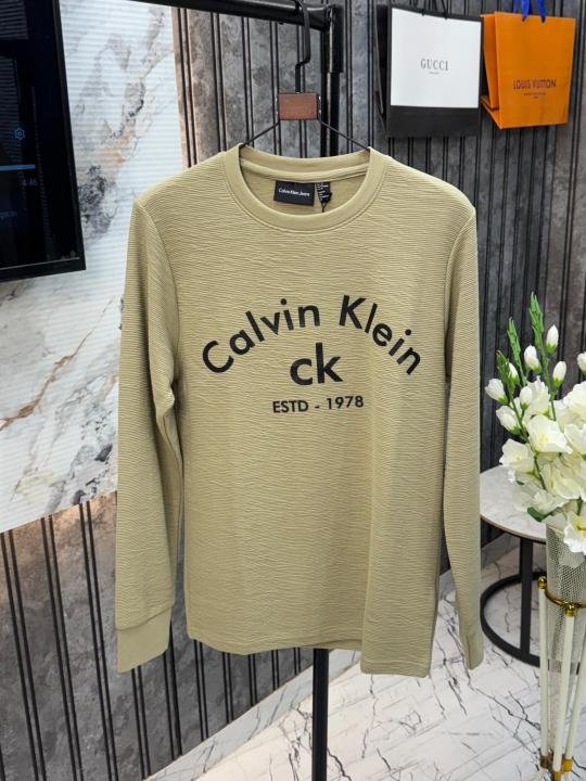 Calvin.Klein Imported Front Embossed Very Premium Full Sleeves Tshirt