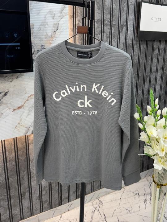 Calvin.Klein Imported Front Embossed Very Premium Full Sleeves Tshirt