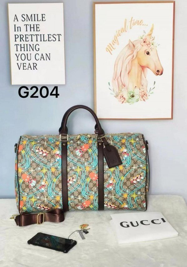 Disney x Gucci Donald Duck Duffle Bag With Dust Bag (6204)(LB)