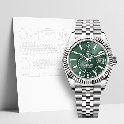 ROLEX SKY DEWLLER AUTOMATIC WATCH