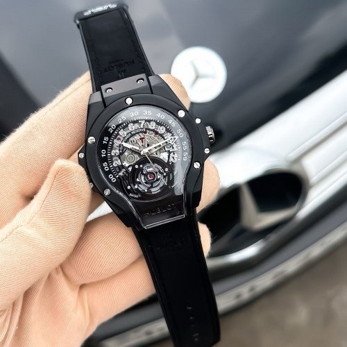 Hublot Black Silicon Belt