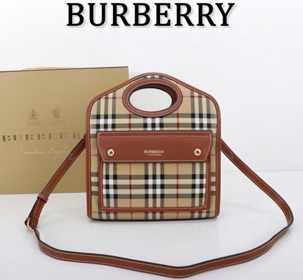 Burberry Mini Checkered Leather Tote Bag With OG Box & Dust
Bag 2733 Lattice(LB)