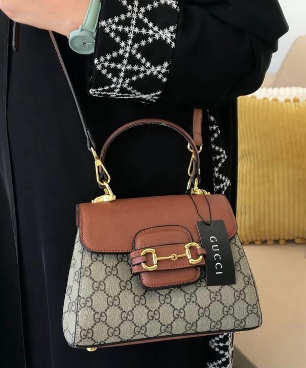 GUCCI HORSEBIT 1955 MEDIUM TOP HANDLE BAG with magnet box 395(BR)