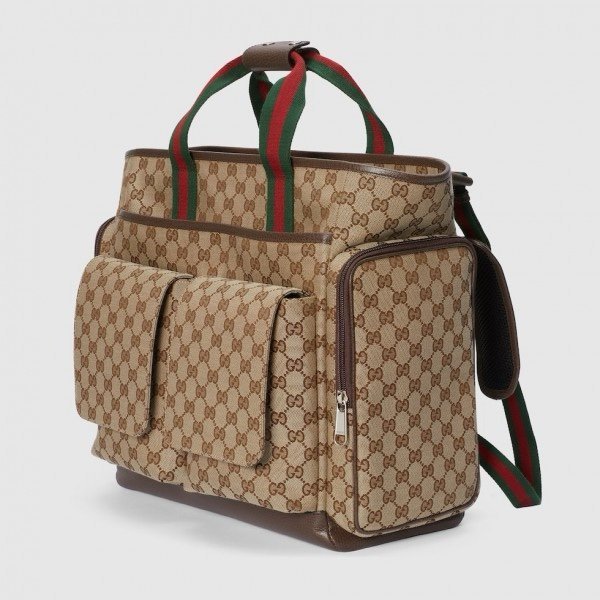 GUCCI ORIGINAL GG MEDIUM duffle BAG 289(BR)