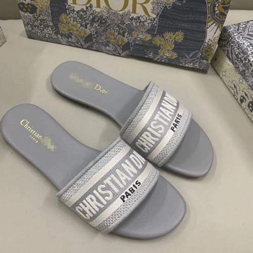 Christia_n Dior Dway Grey Flats