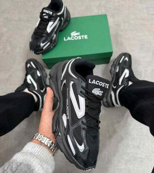 Lacostee L003 2K24 trainer in blacksilver