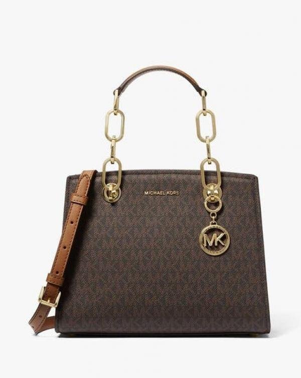Michael_kors cynthia small signature logo satchel 5643