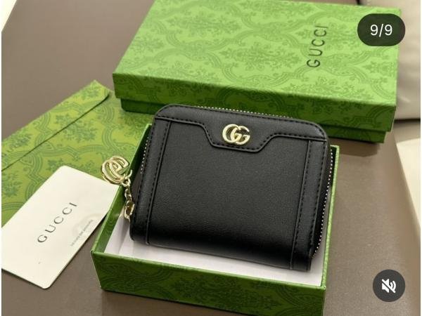 Gucci_Zipper_Black_wallet_With_Orignal_Box_DustBag