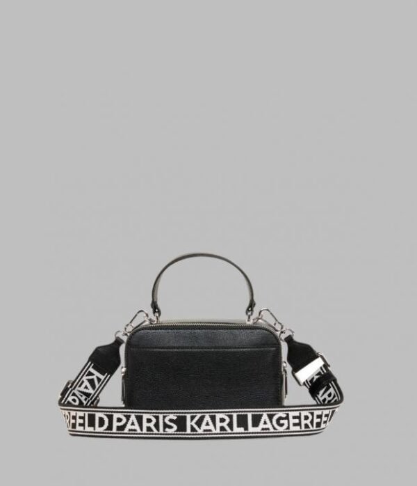 KARL LAGERFIELD.D BLACK PREMIUM LEATHER BAG WITH OG BOX PACKING & LABUBU FREE