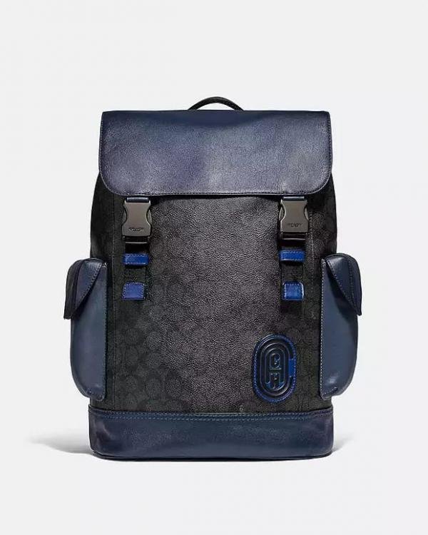 Coach_Rivington_Backpack_In_Signature_Canvas_With_Coach_Patch_69090_Dark_Blue